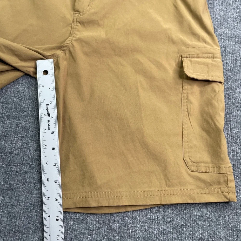 Orvis Cargo Short Mens 36 Tan Stretch Utility Hiking Outdoor Casual